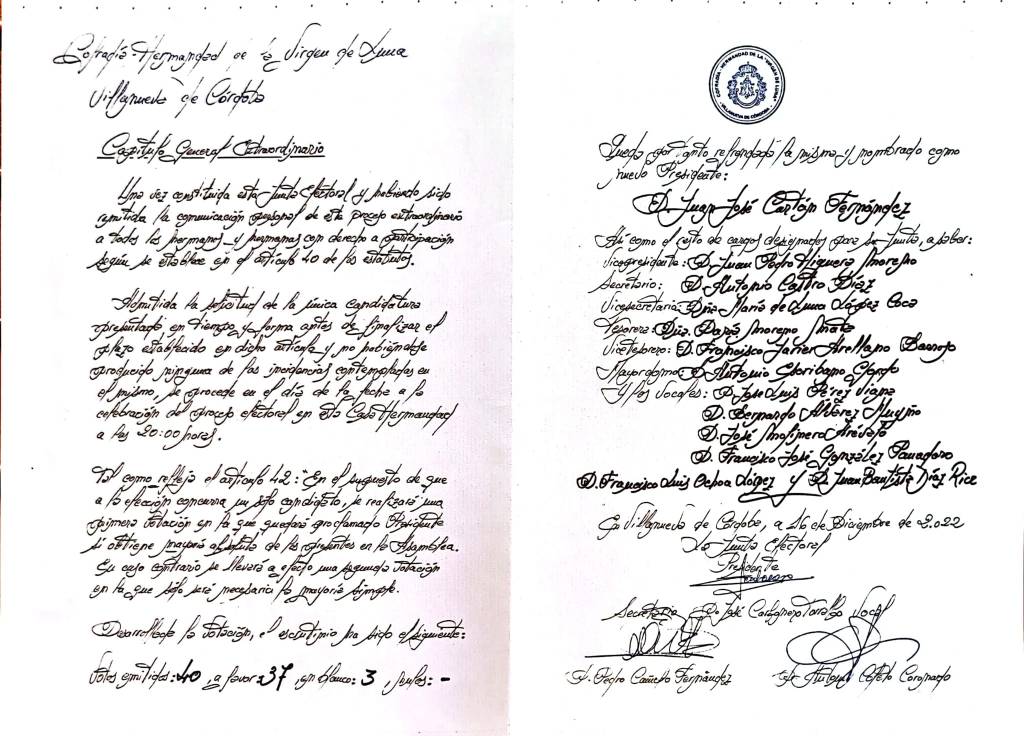 Elecciones nueva Junta de&nbsp;Gobierno